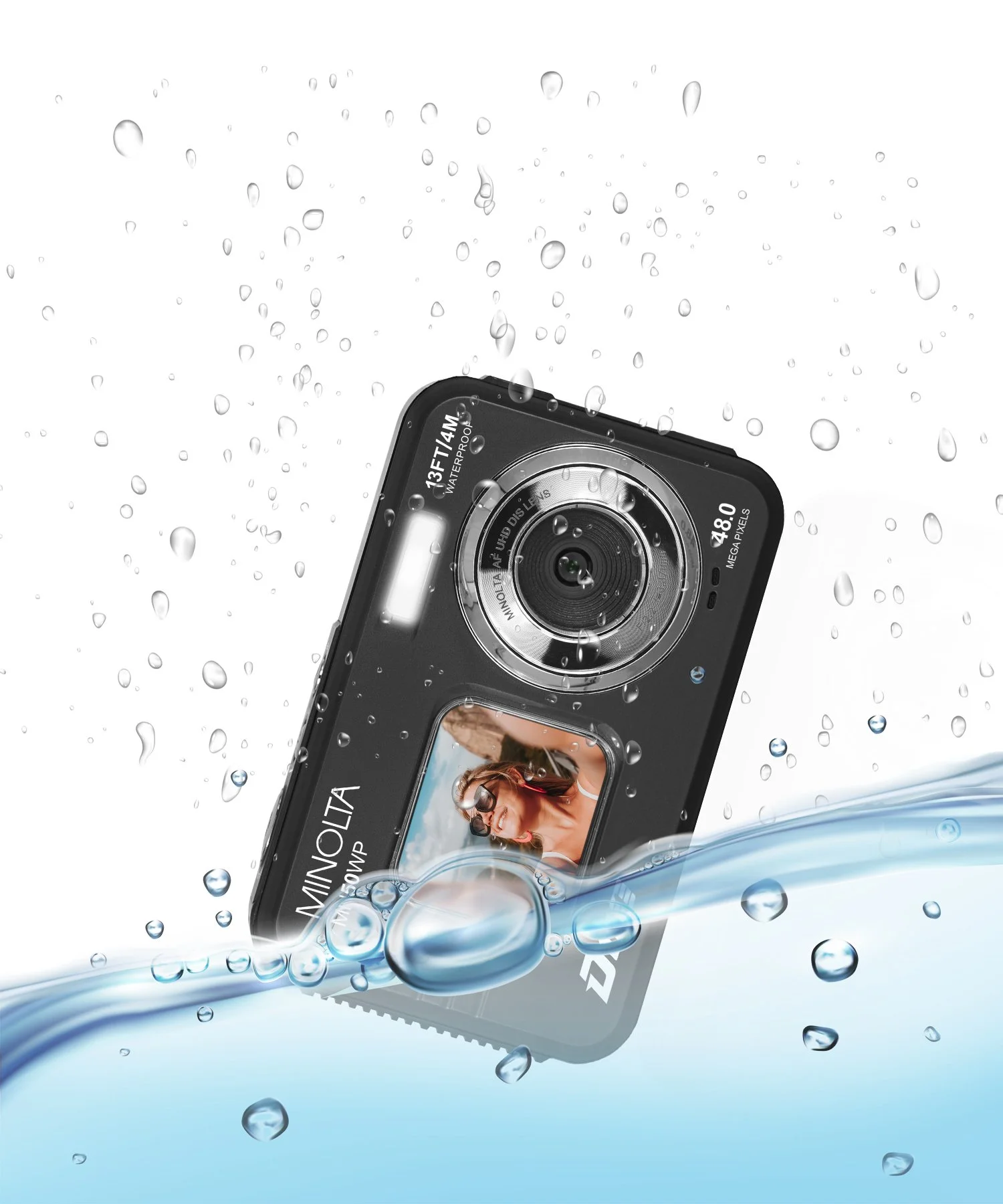 MN50WP 48MP Autofocus 5K UHD Waterproof Camera — Minolta Digital